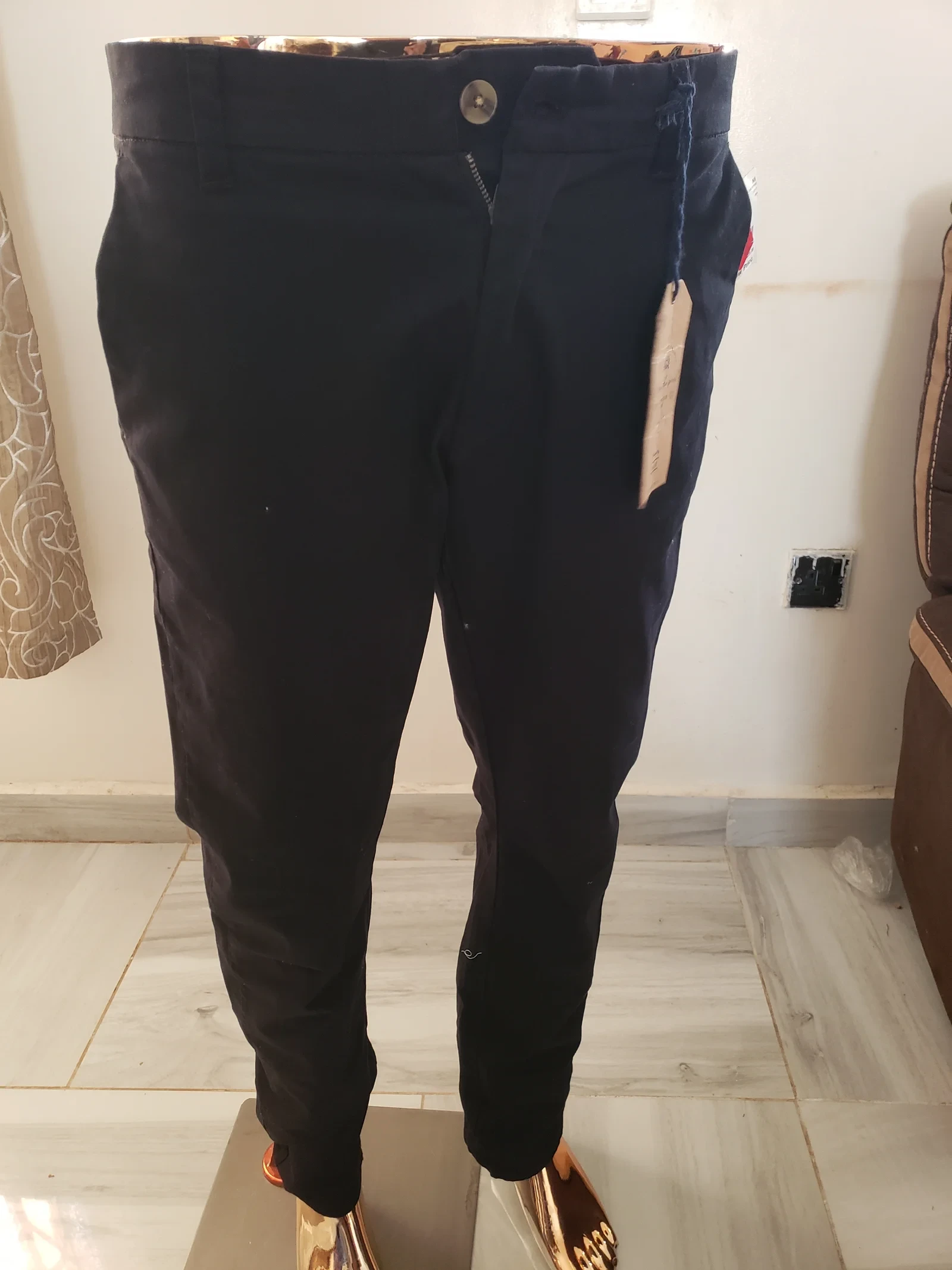 Men’s Slim Fit Black Chino Pants