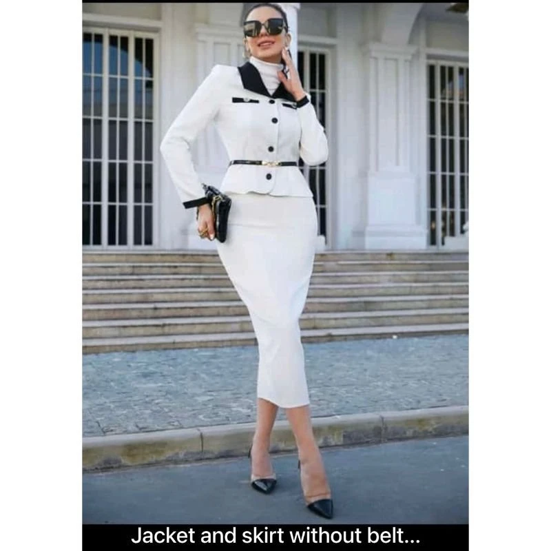 Two-Tone Women's Business Suit