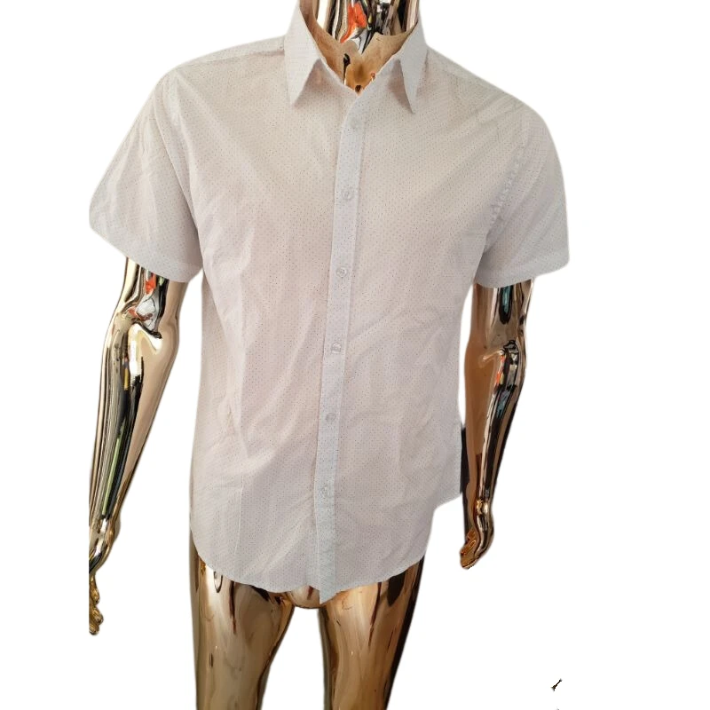Classic White Short-Sleeve Dress Shirt