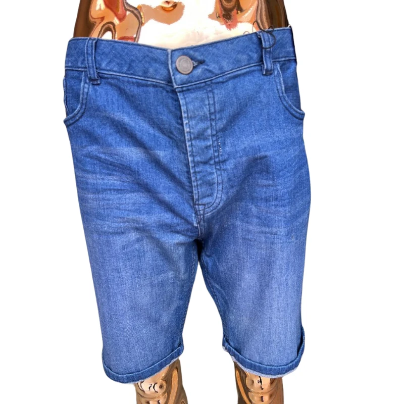 Classic Blue Denim Shorts